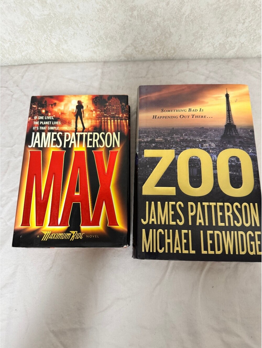 James Patterson Hardcover Book Lot Max Maximum Ride Zoo